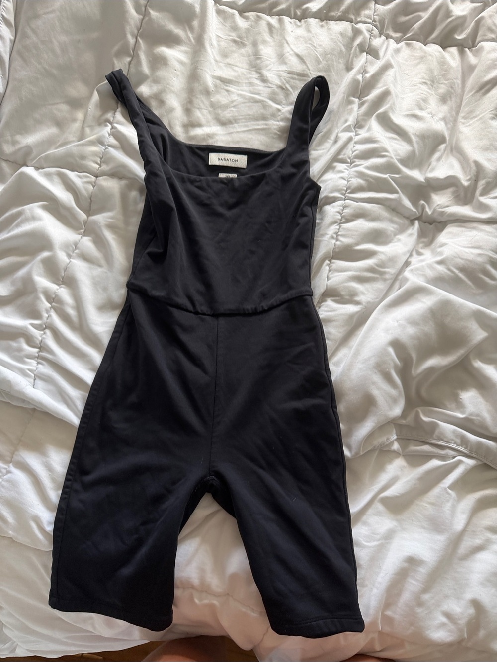 Babaton (Aritzia) Black Sleeveless Short-Length Jumpsuit
